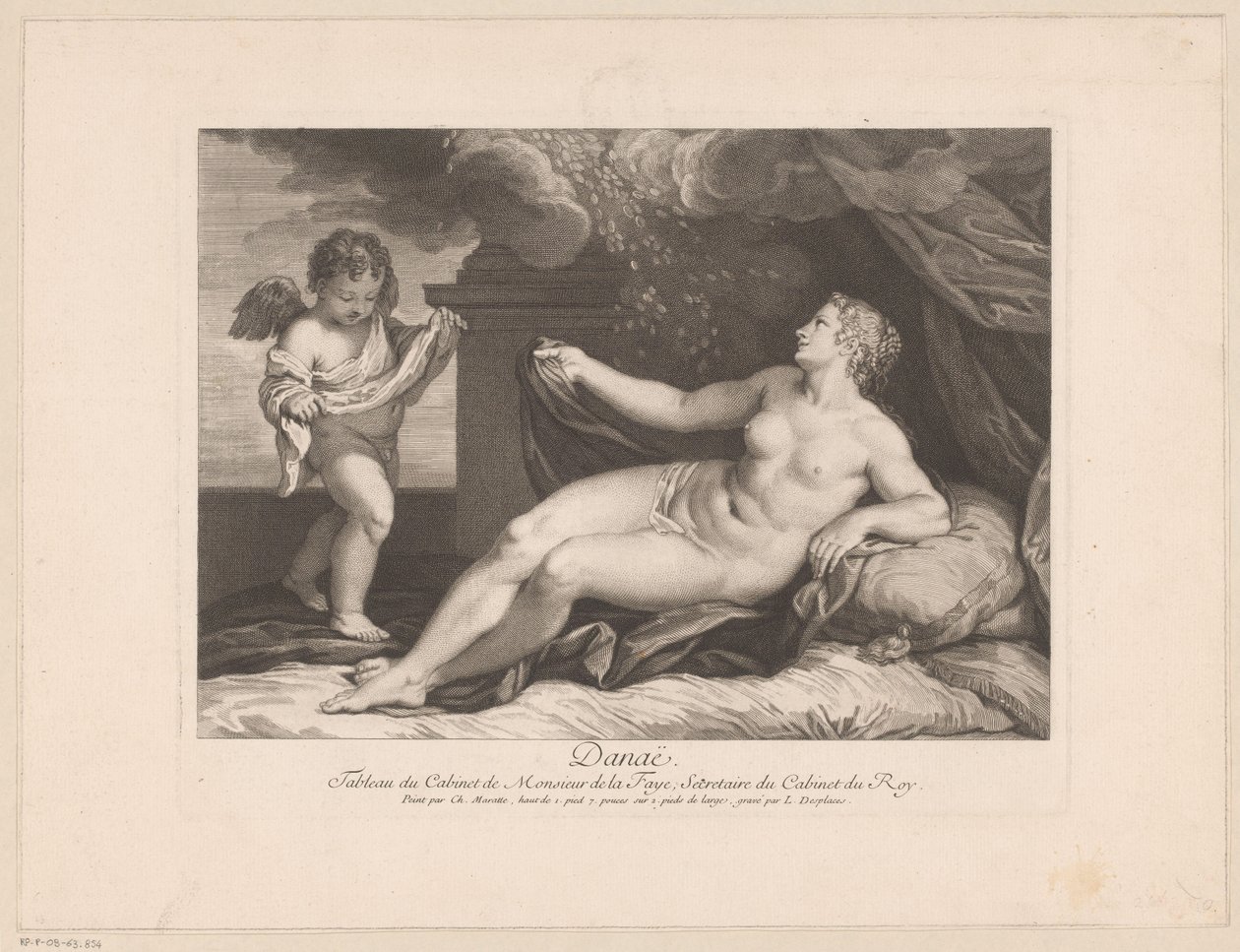 Jupiter et Danaé - Louis Desplaces