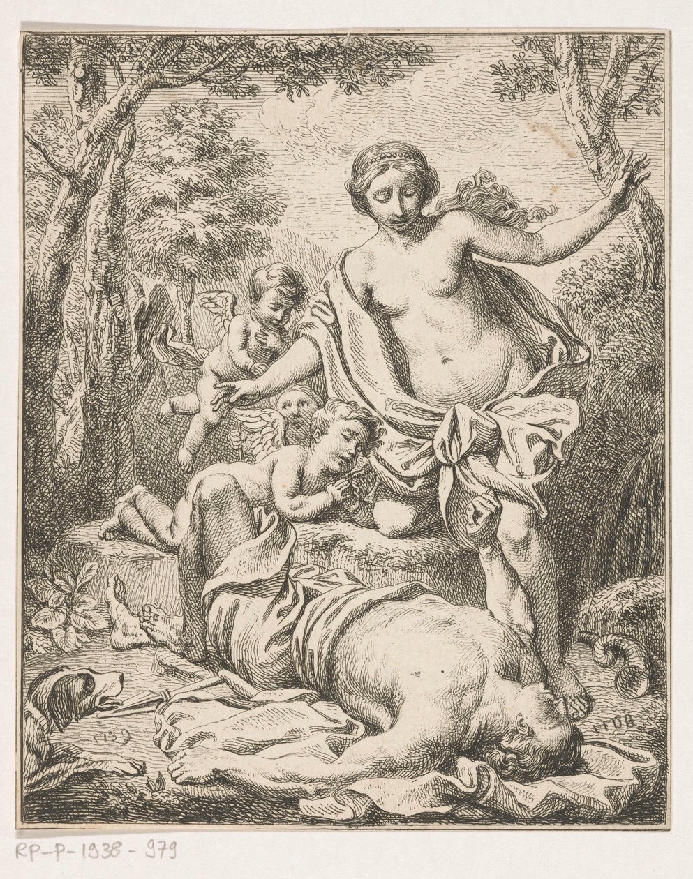 Vénus et Adonis - Louis Fabritius Dubourg