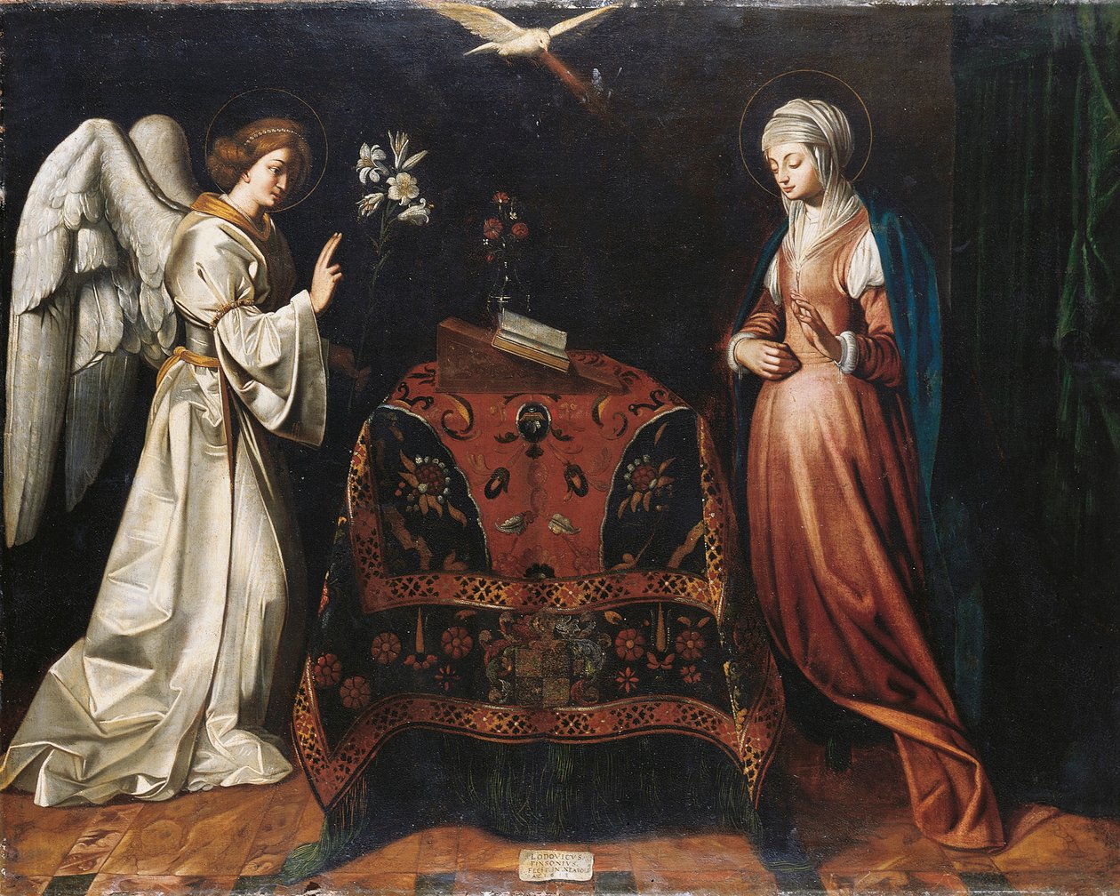 Annonciation - Louis Finsonius or Finson