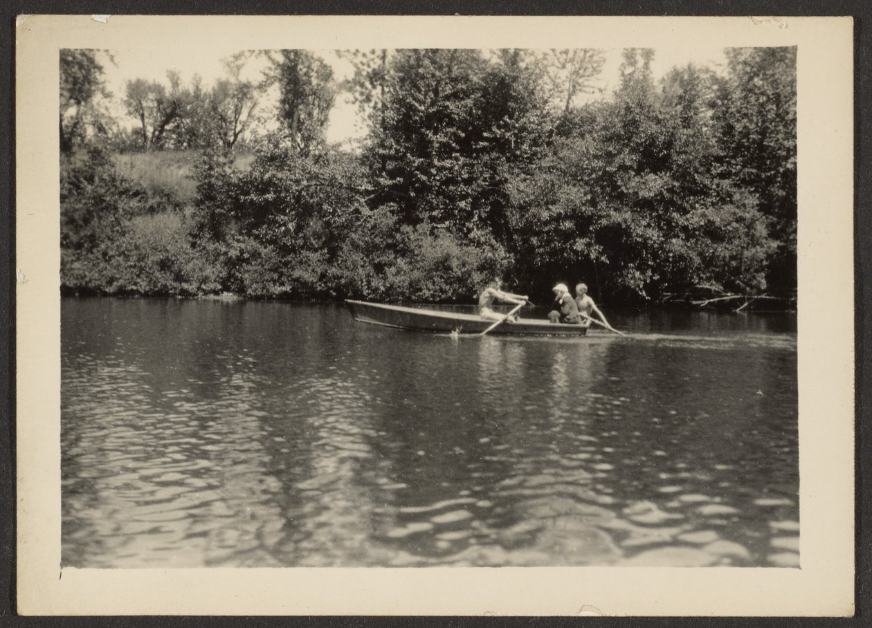 [Course de bateaux sur la rivière Rogue] - Louis Fleckenstein