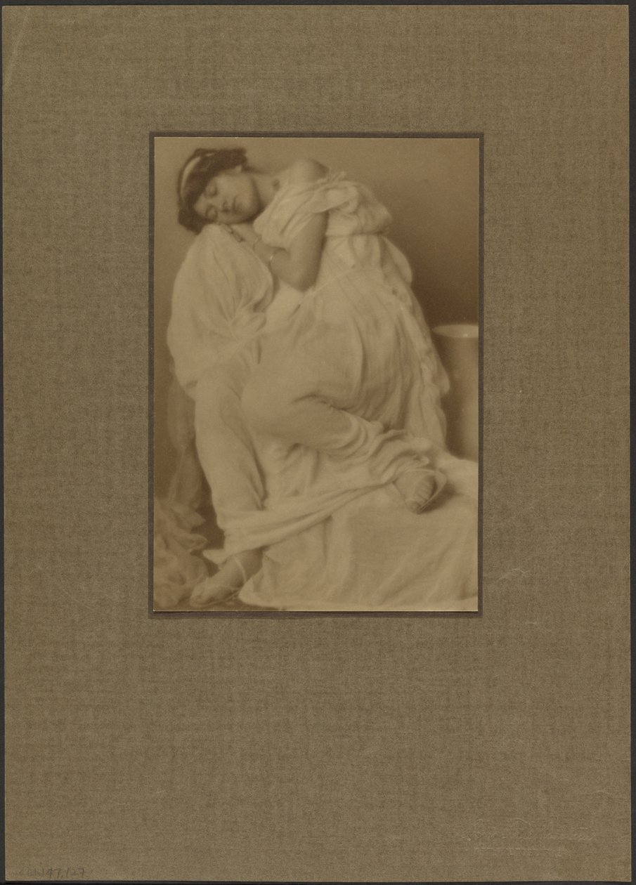 Modèle drapé, dormant - Louis Fleckenstein