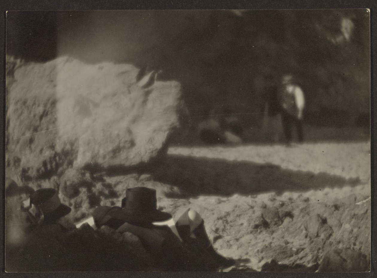 [Figures se reposant dans un paysage] - Louis Fleckenstein