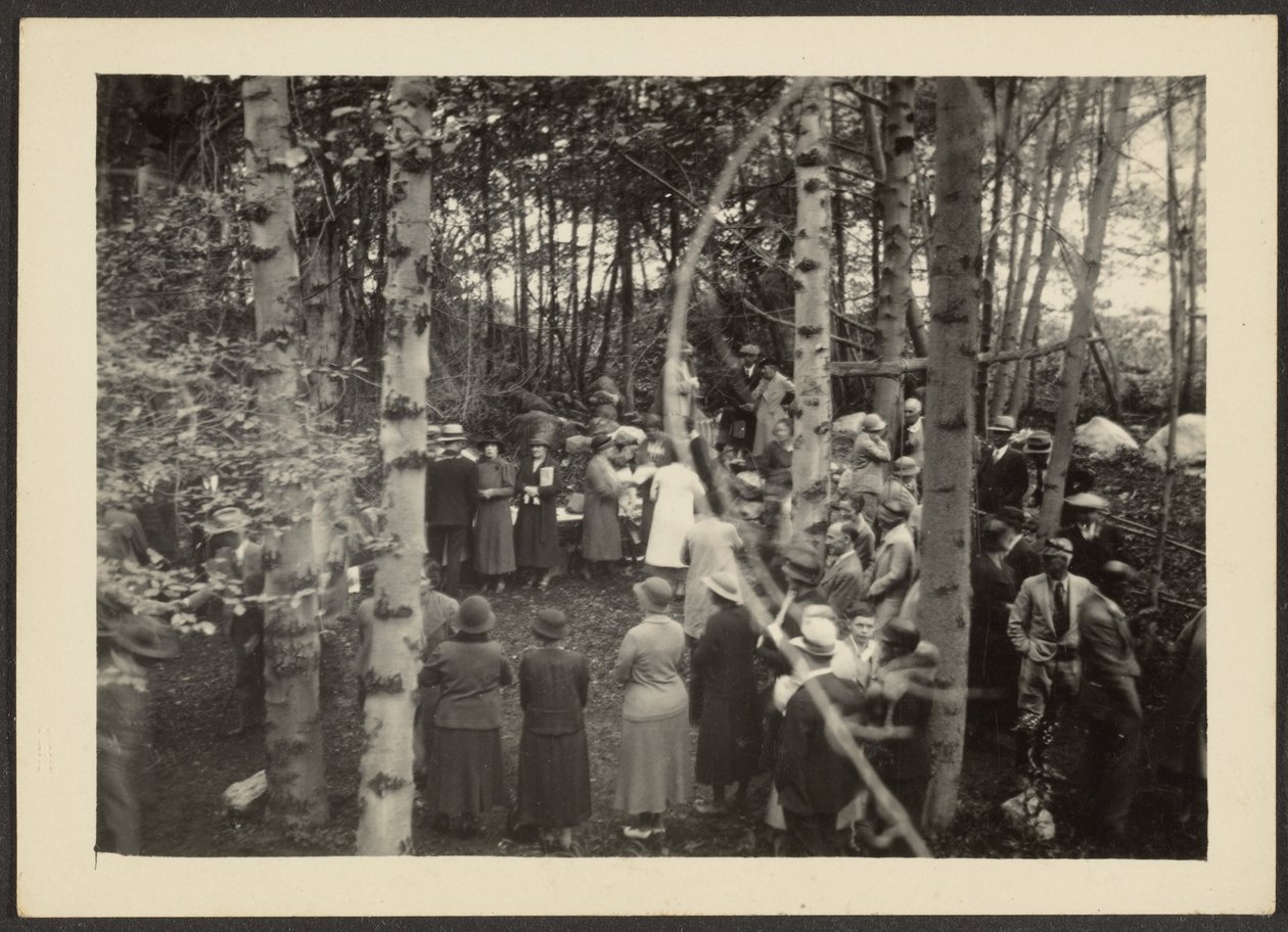 [Groupe dans les bois] - Louis Fleckenstein