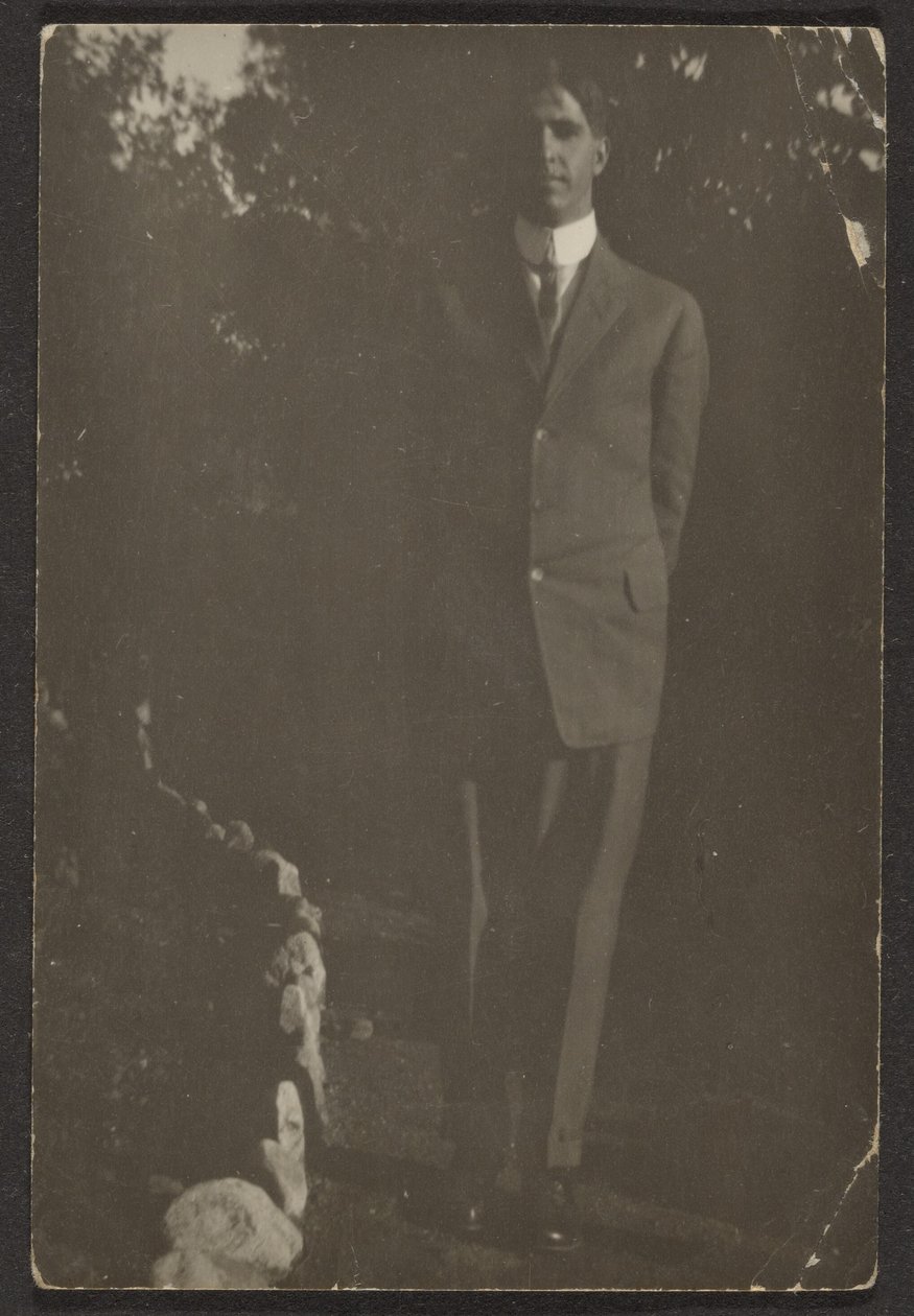 [Homme sur le chemin] - Louis Fleckenstein