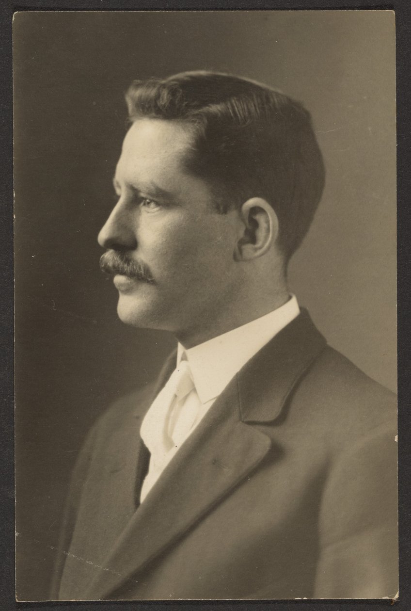 [Homme avec cravate blanche] - Louis Fleckenstein