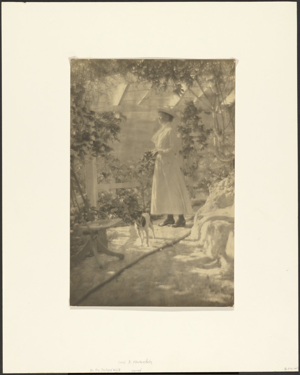 Sur la promenade en espalier - Louis Fleckenstein