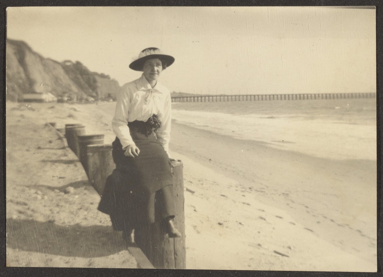 [Femme à la plage] - Louis Fleckenstein