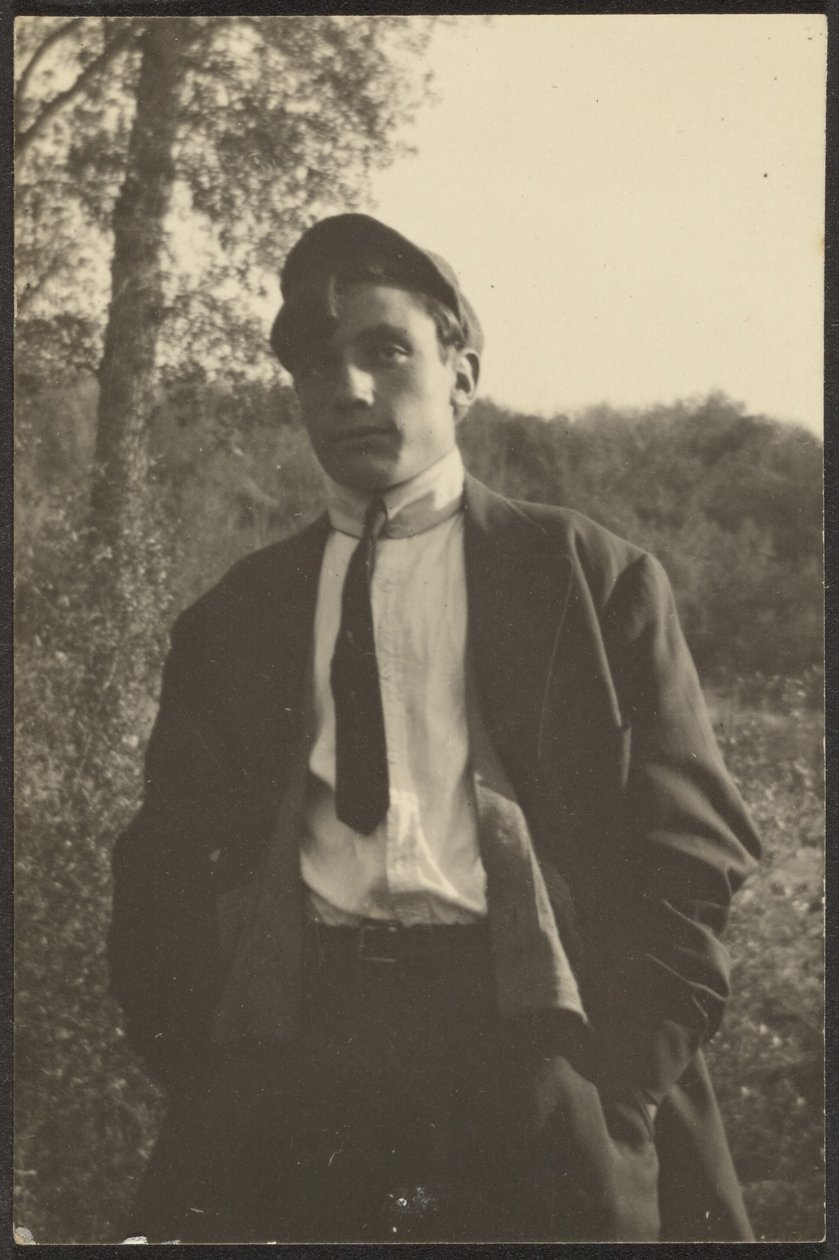 [Jeune homme dans un champ] - Louis Fleckenstein