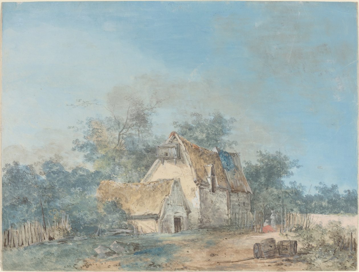 Paysage - Louis Gabriel Moreau the Elder