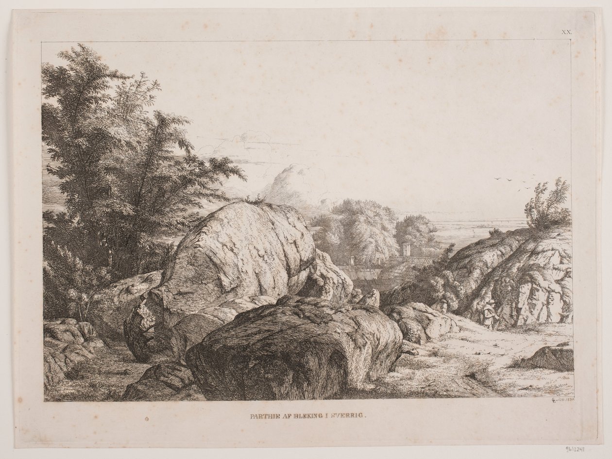 Partie de Blekinge en Suède - Louis Gurlitt