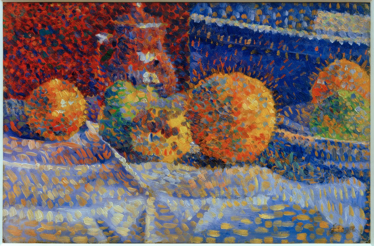 Nature morte avec des oranges - Louis Hayet