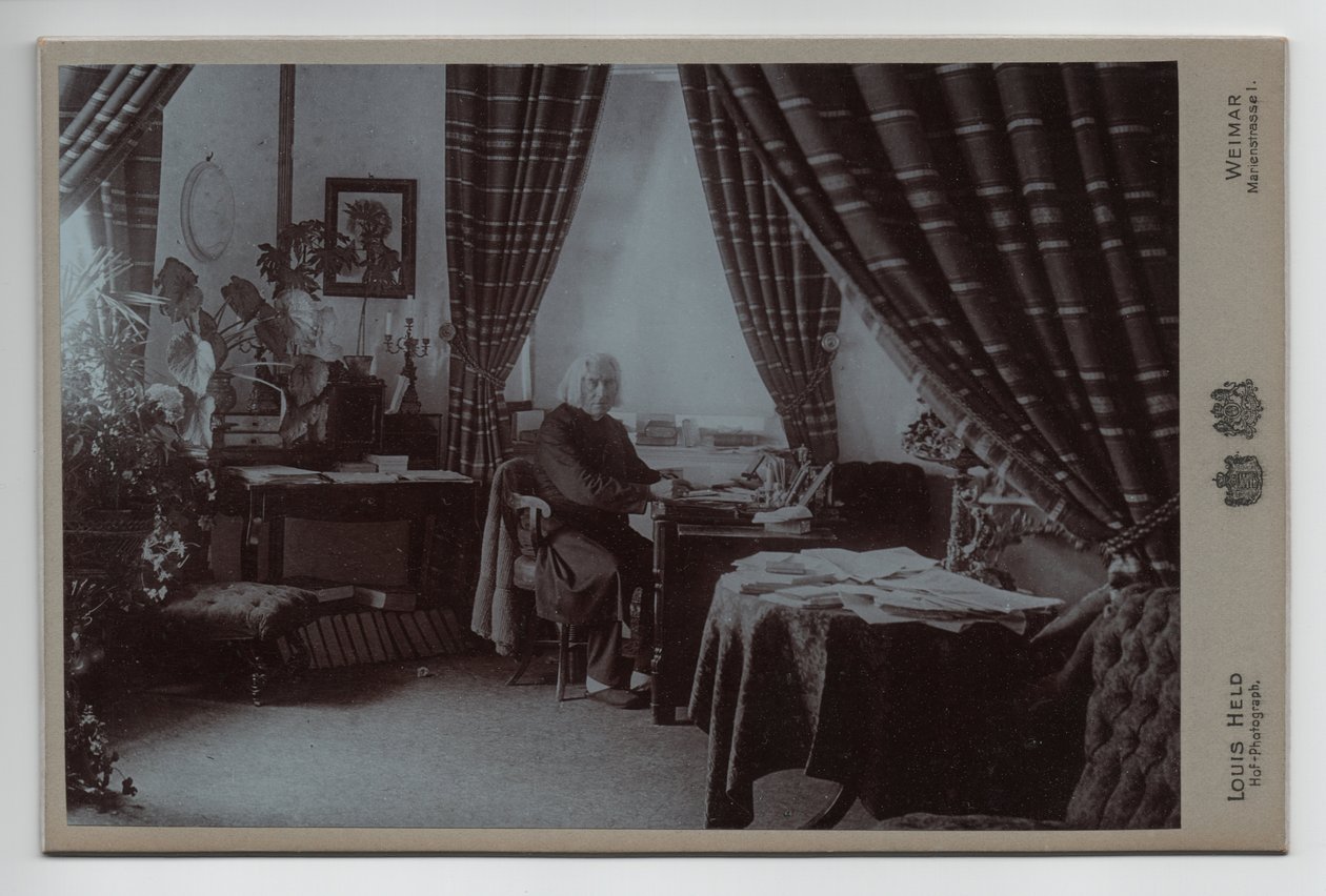 Franz Liszt (1811-1886) (1886, photographie) - Louis Held