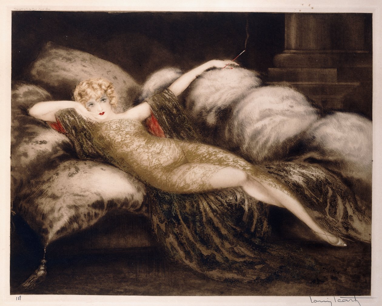 Voile dorée - Louis Icart