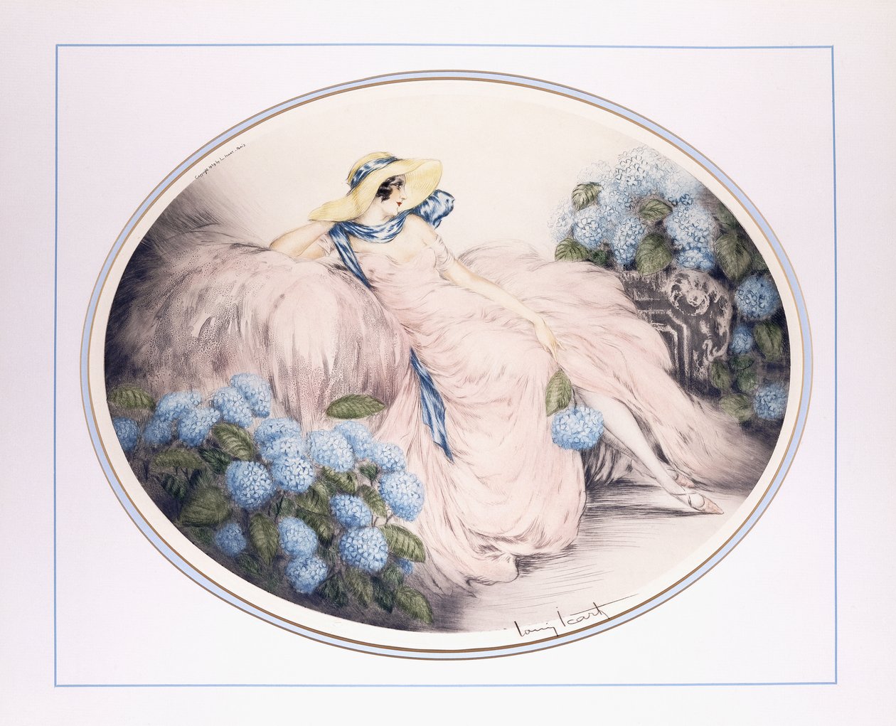 Hortensias - Louis Icart