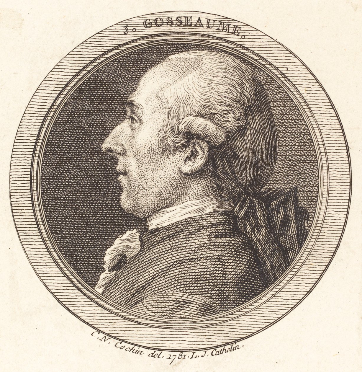 J. Gosseaume - Louis Jacques Cathelin after Charles Nicolas Cochin II