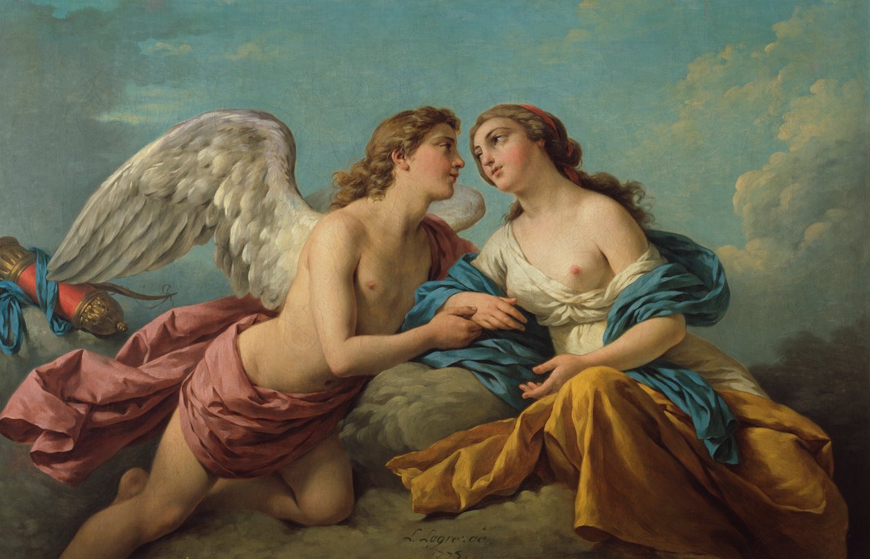 Allégorie du toucher - Louis Jean Francois I Lagrenee
