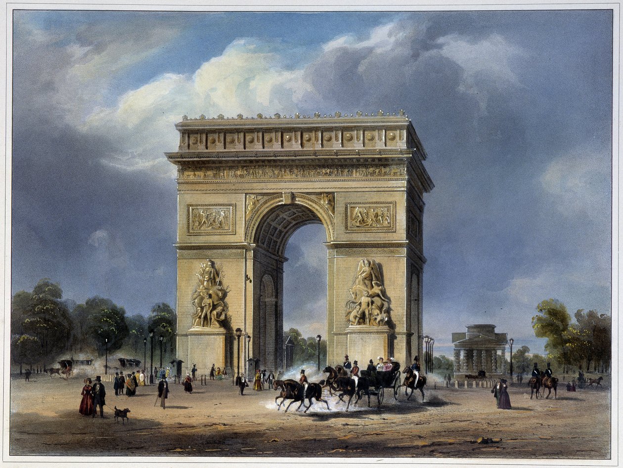 Arc de Triomphe - par Arnout - Louis Jules Arnout
