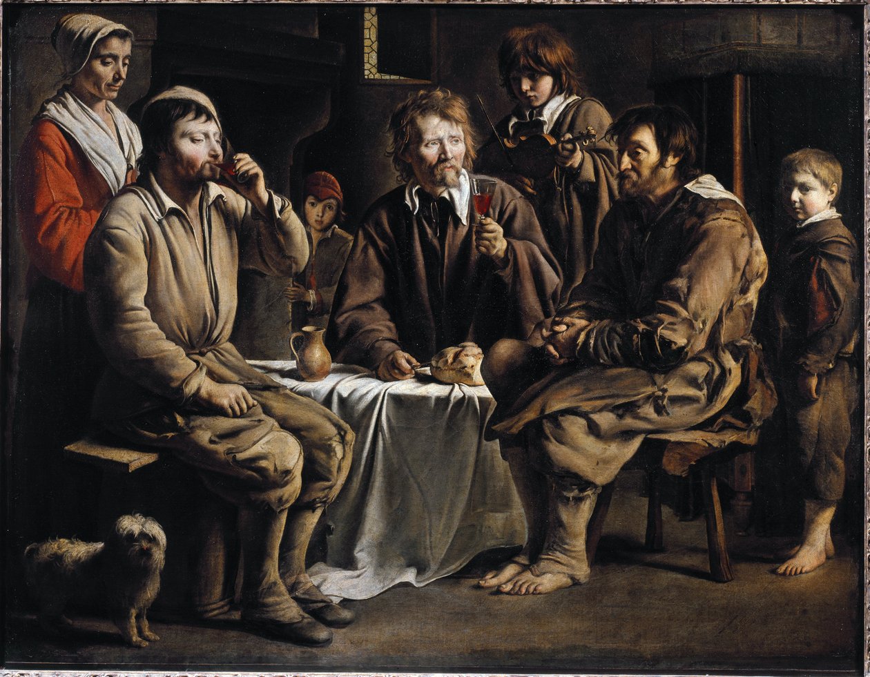 Repas paysan - Louis le Nain