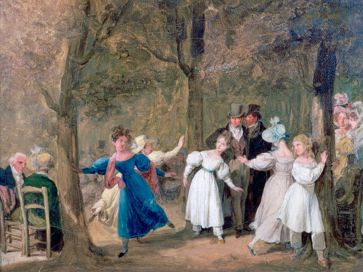 Réunion dans les jardins du Luxembourg, 1761-1845 - Louis Leopold Boilly