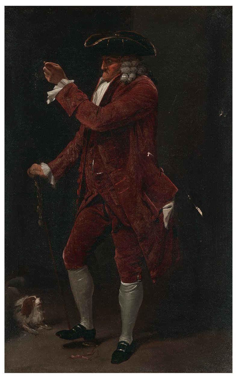 Un gentleman avec un chien - Louis Leopold Boilly