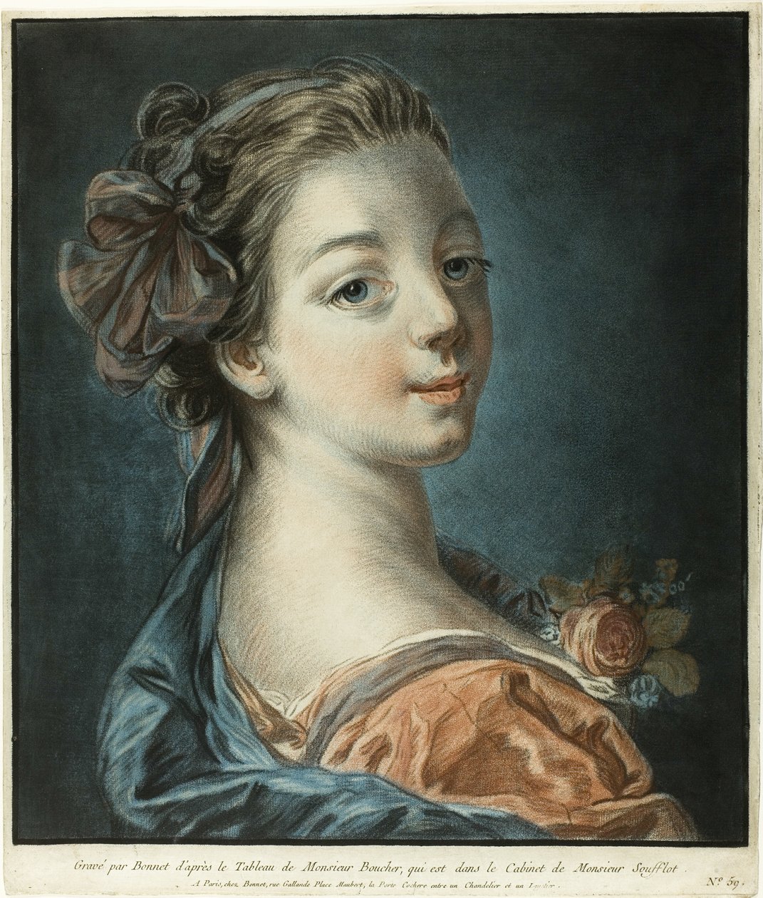 Buste de femme - Louis Marin Bonnet