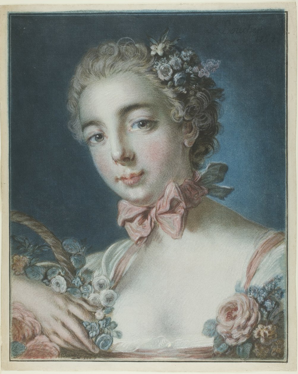 Tête de Flora - Louis Marin Bonnet
