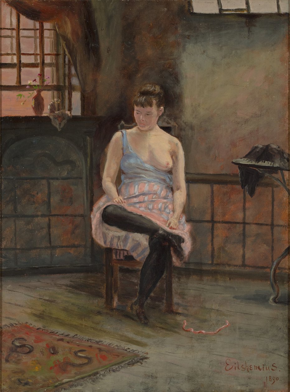 Figure assise - Louis Michel Eilshemius