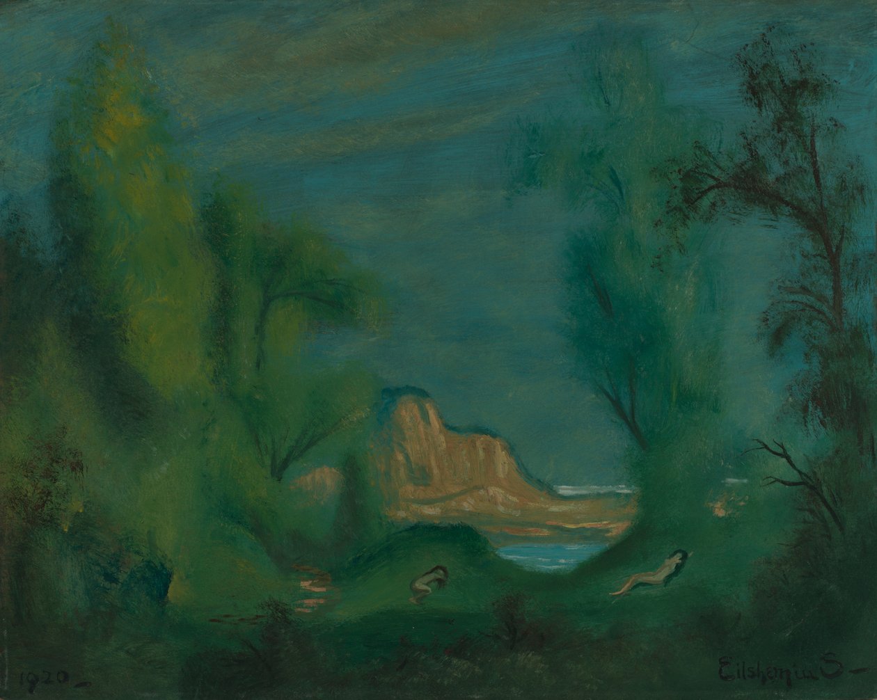 Nymphes endormies, 1920 - Louis Michel Eilshemius