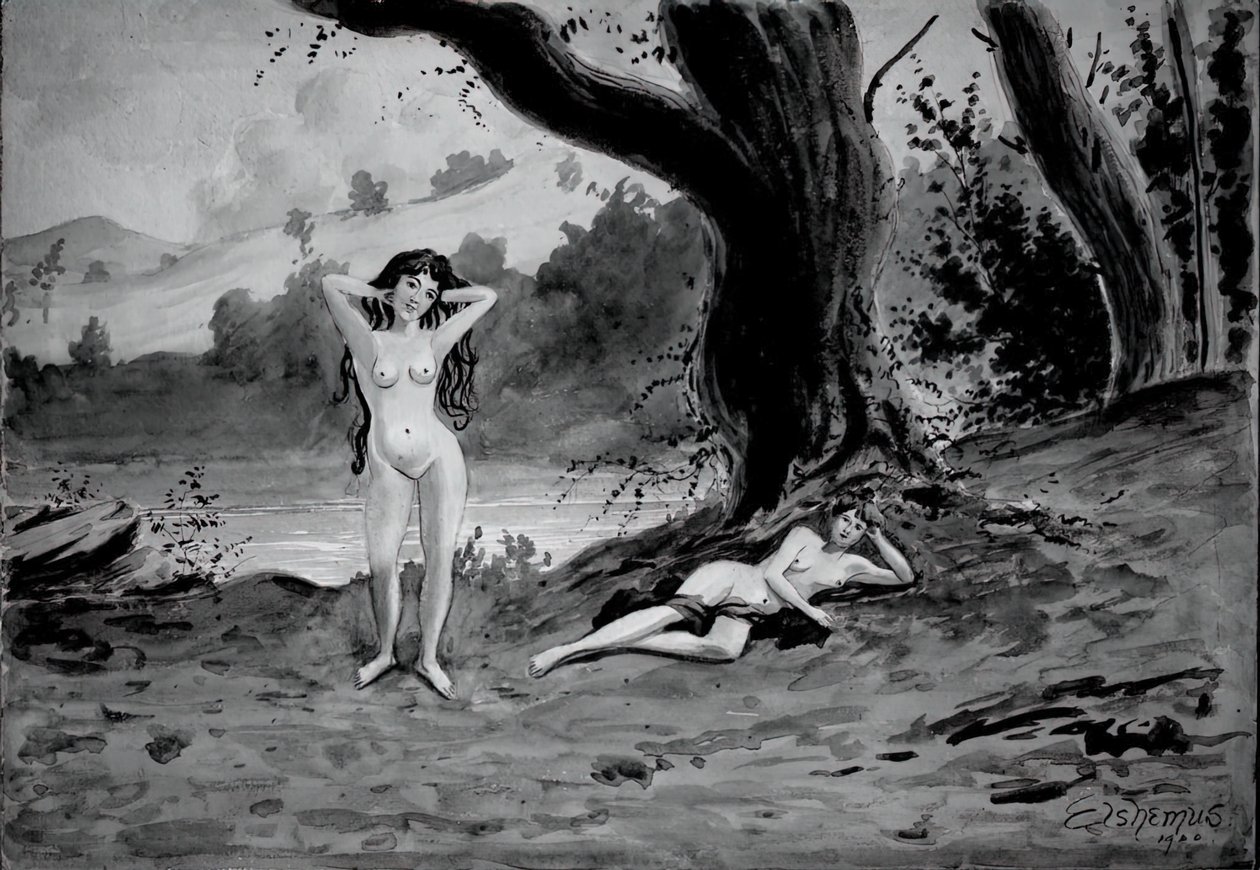 Deux nus, 1900 - Louis Michel Eilshemius