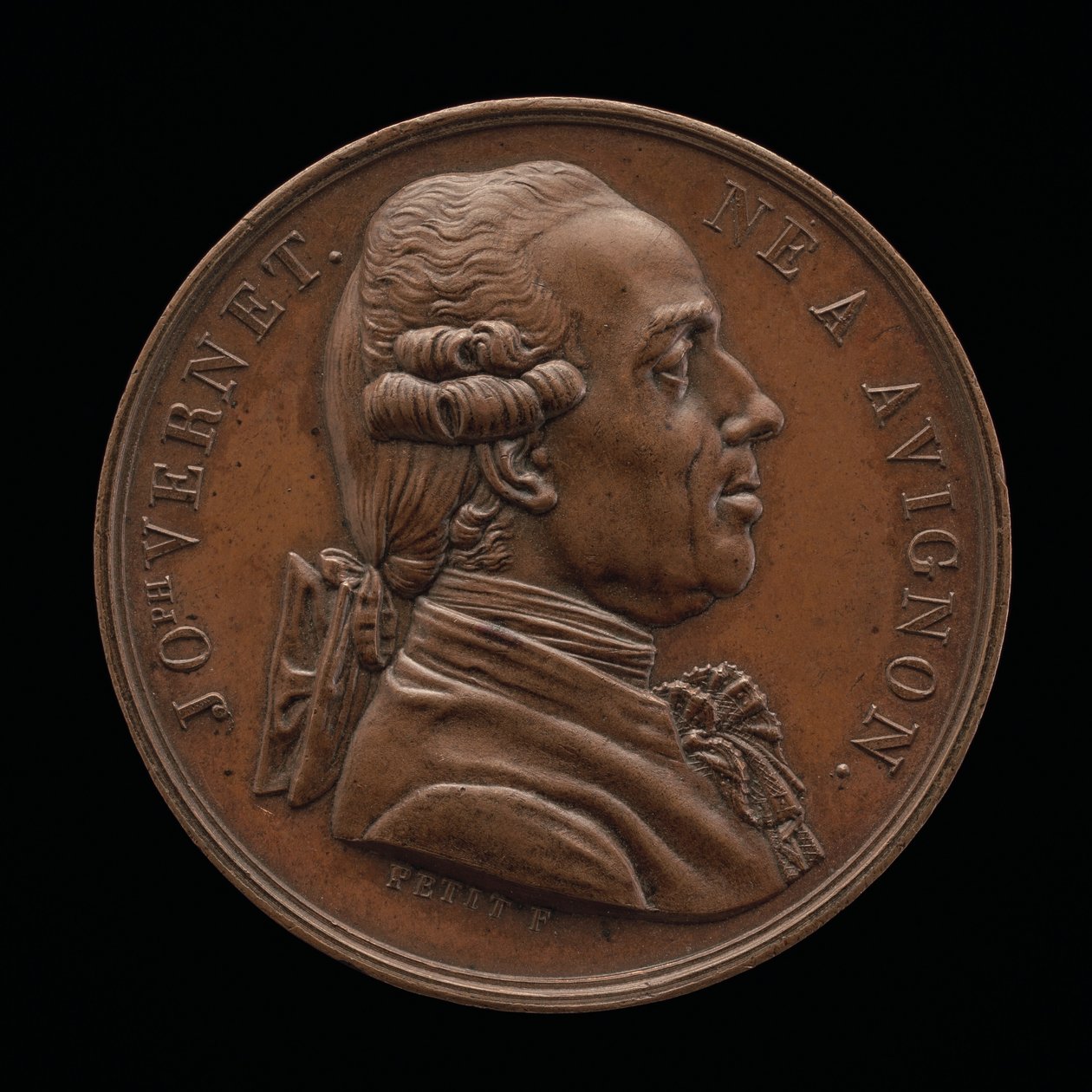 Claude-Joseph Vernet, 1714-1789, peintre [avers], 1826 - Louis Michel Petit
