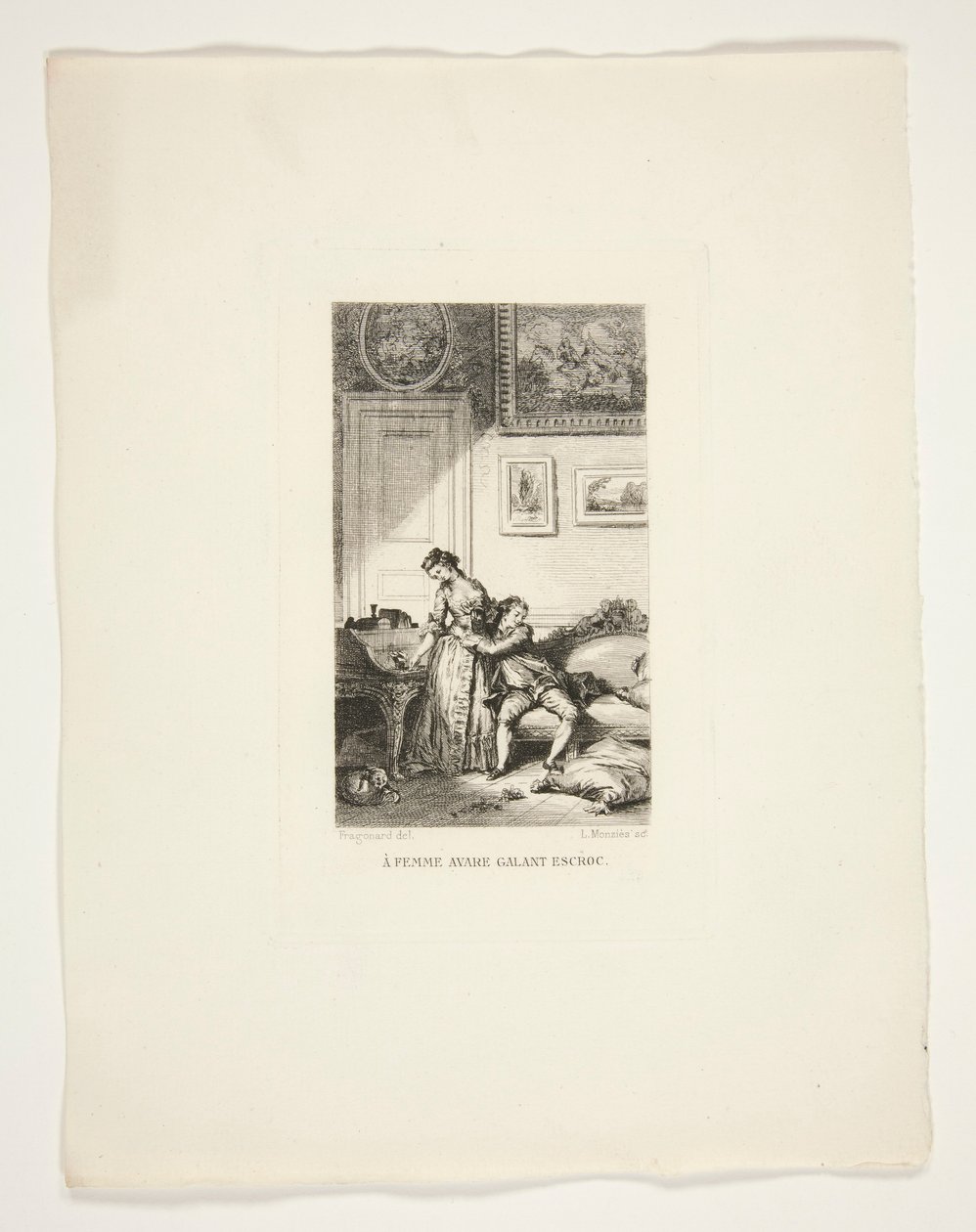 Une femme avare, galant escroc - Louis Monzies