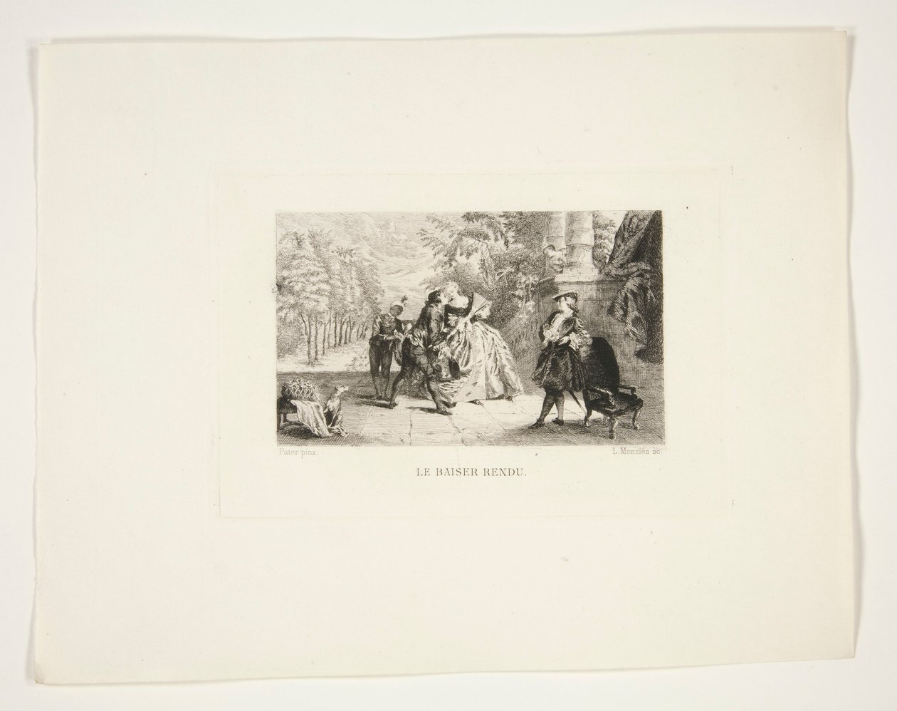 Le Baiser Rendu - Louis Monzies
