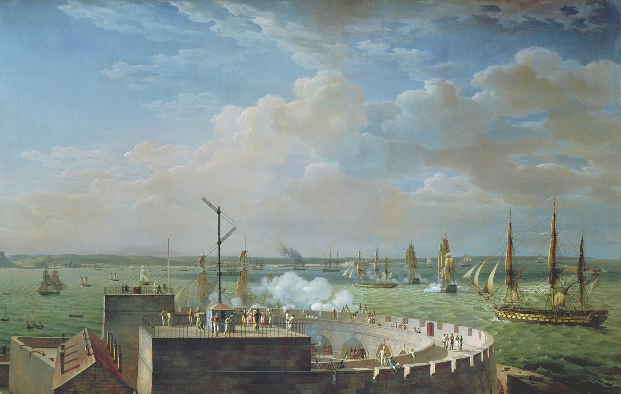 Port de Cherbourg, 1822 - Louis Philippe Crepin