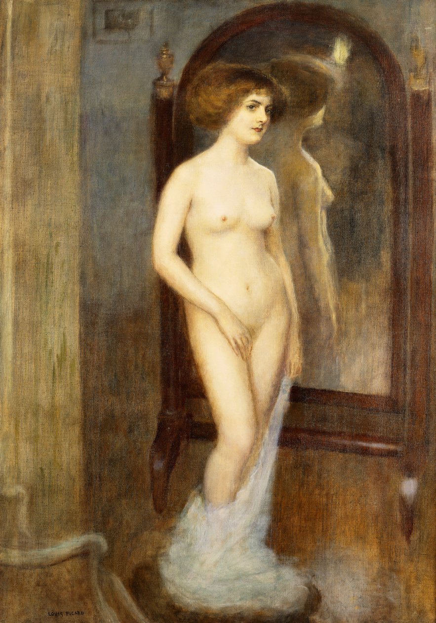 Un Nu au Miroir - Louis Picard