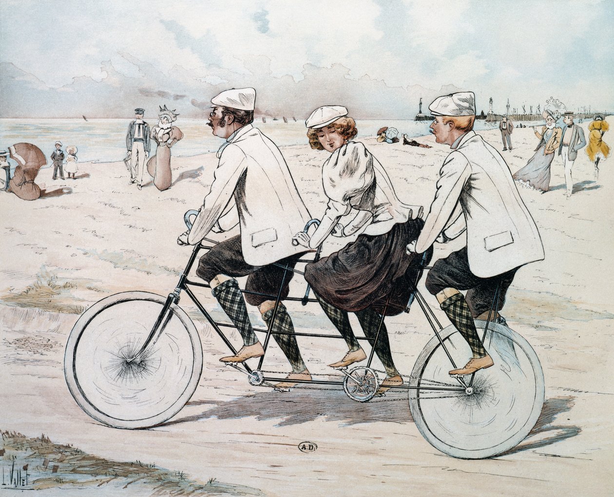 Tandem trois places sur le front de mer - Louis Vallet