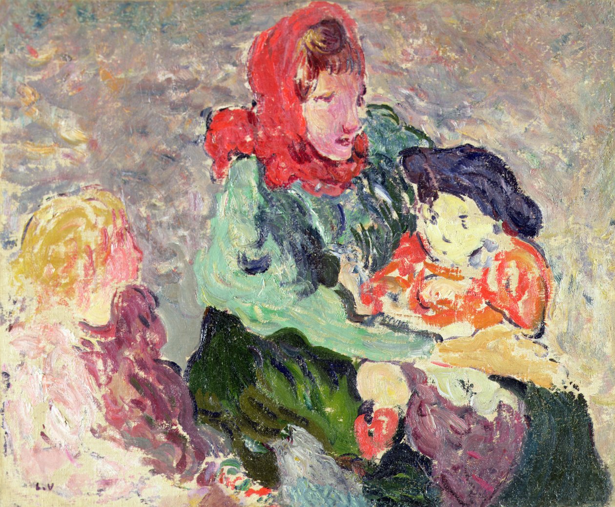 Le foulard rouge - Louis Valtat