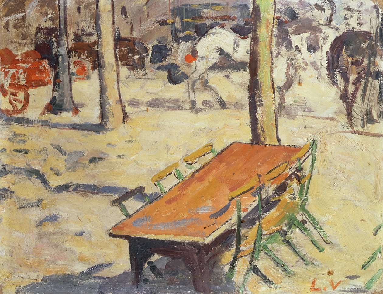 La terrasse ombragée - Louis Valtat