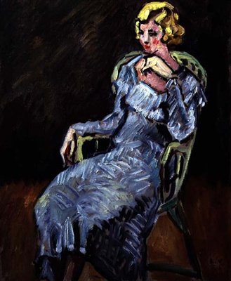 Jeune femme assise - Louis Valtat