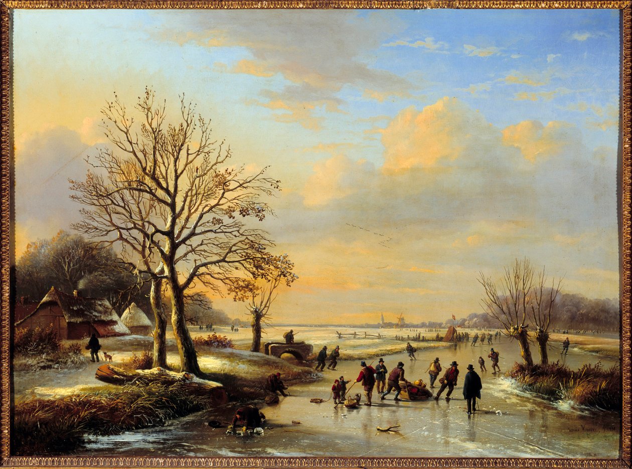 Patineurs - Louis Verwee