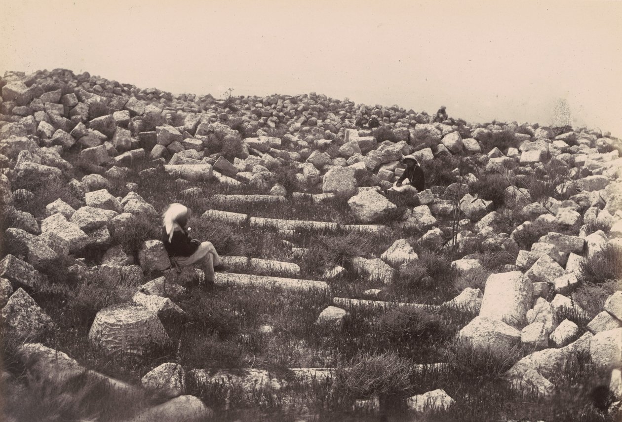 Ruines près de Beyrouth, Liban - Louis Vignes