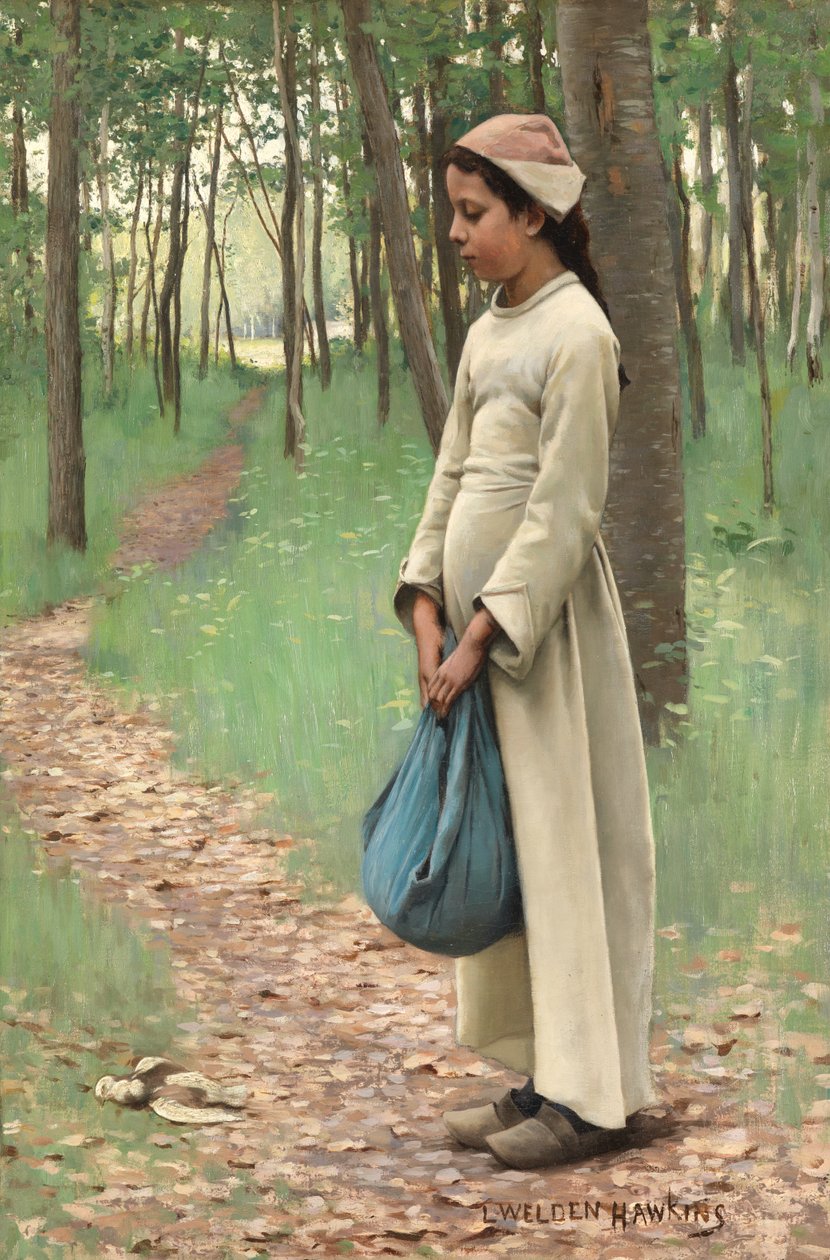 Fille avec un baluchon - Louis Welden Hawkins