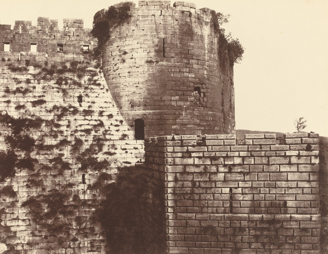 Kalaat-El Hosn, deuxième enceinte, extérieur, midi - Louis de Clercq