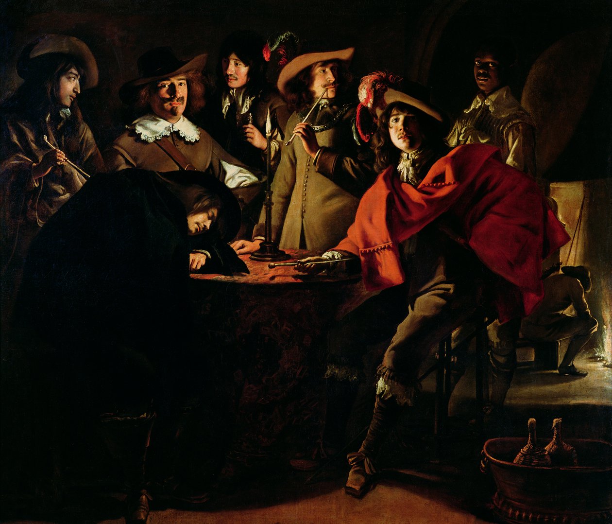 Les gardes fumant, 1643 - Louis le Nain
