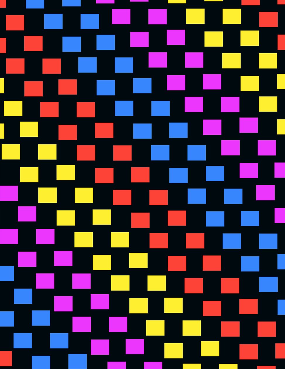 Carrés colorés (numérique) - Louisa Hereford