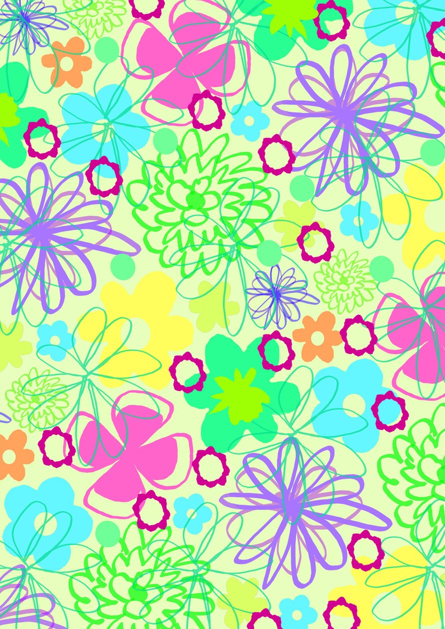 Fleurs graphiques - Louisa Hereford