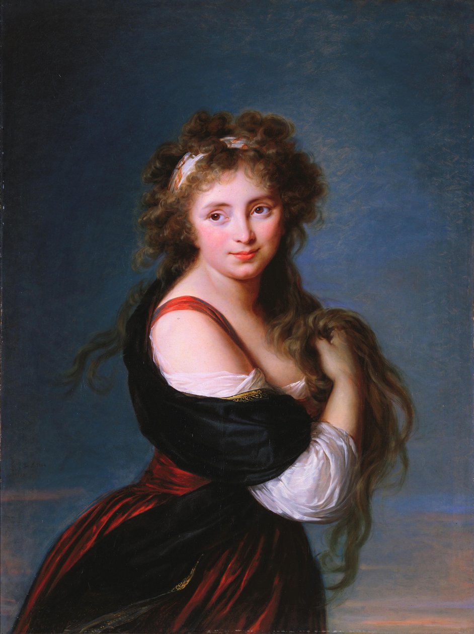 Portrait de Hyacinthe-Gabrielle Roland - Elisabeth Louise Vigee Lebrun
