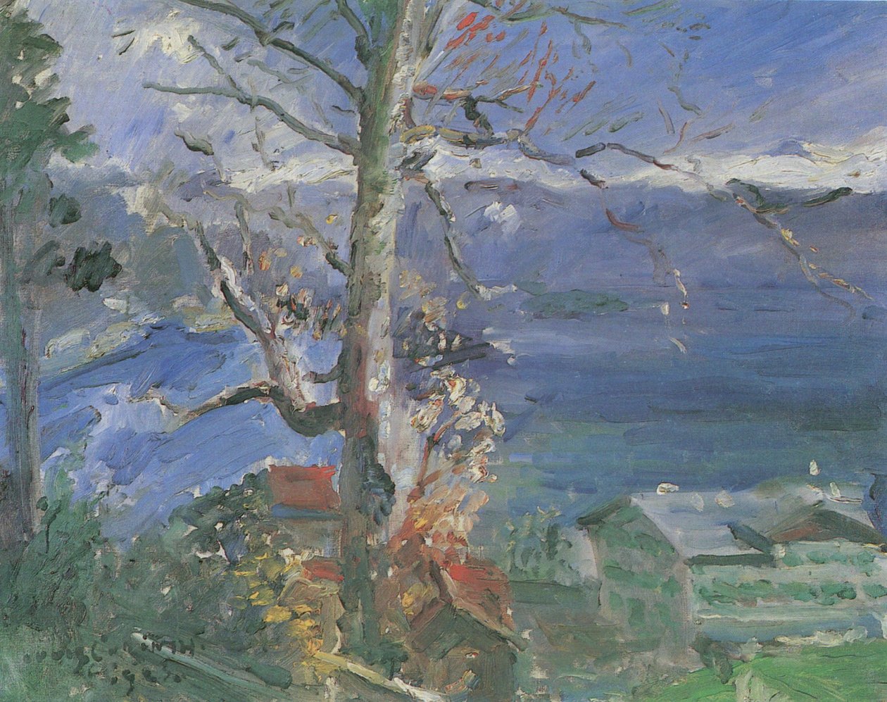 Arbre au Walchensee - Lovis Corinth