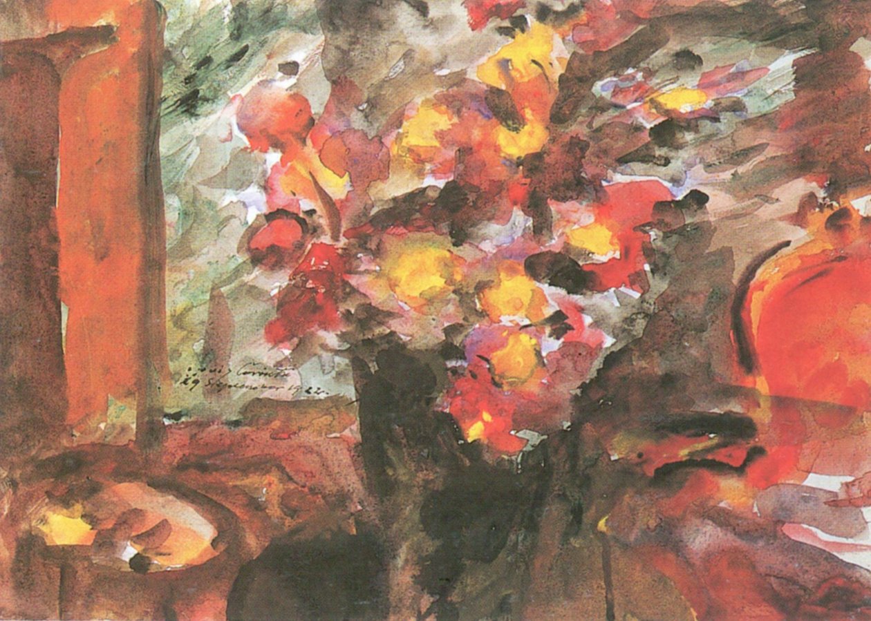 Nature morte de fleurs - Lovis Corinth