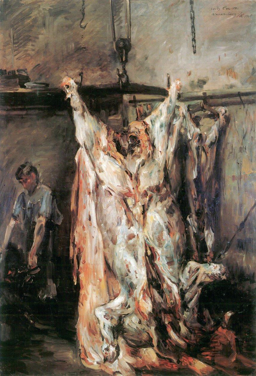 Bœuf abattu - Lovis Corinth