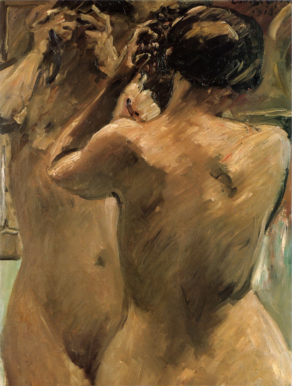 Jeune fille devant le miroir - Lovis Corinth